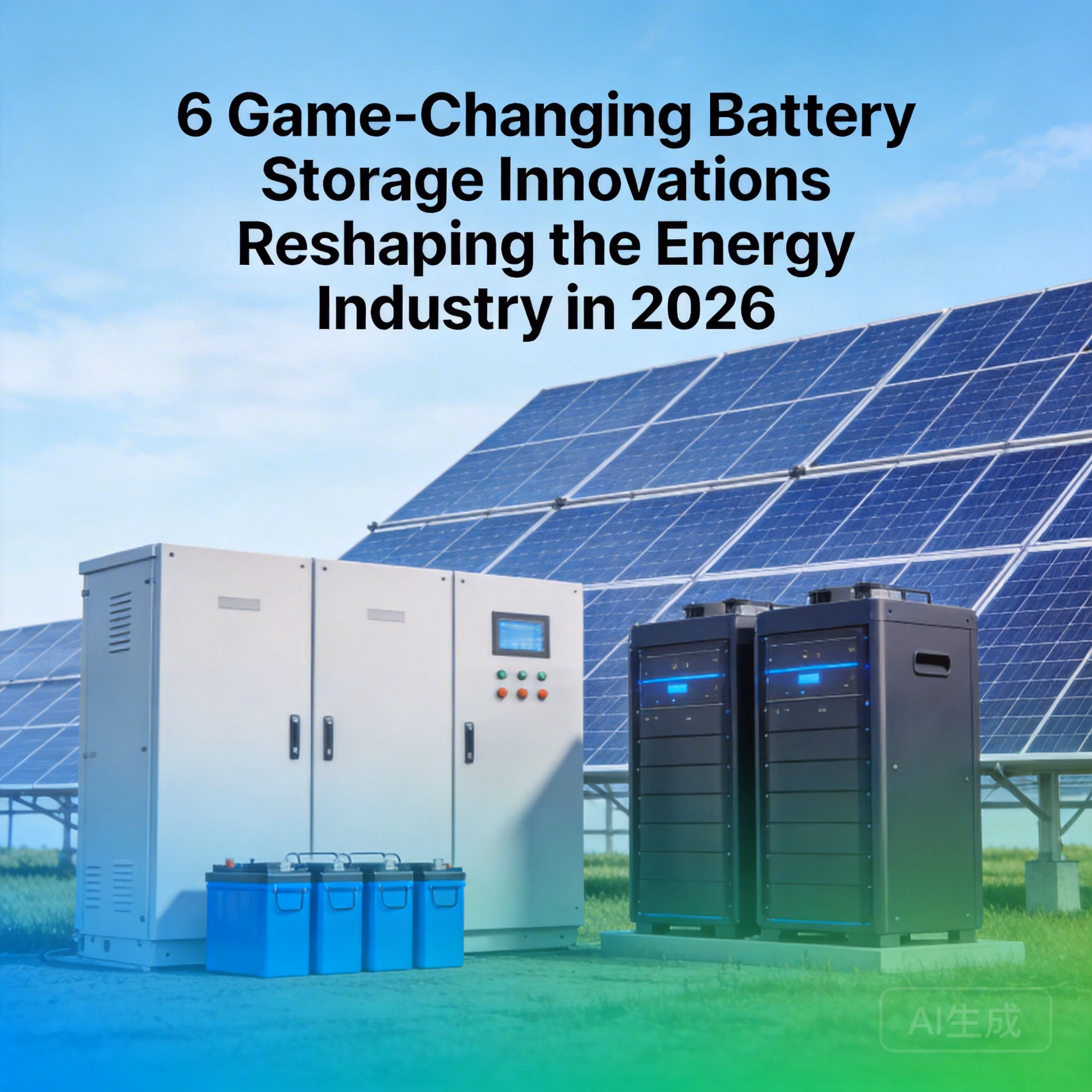 6 Game-Changing Battery Storage Innovations Reshaping the Energy Industry in 2026