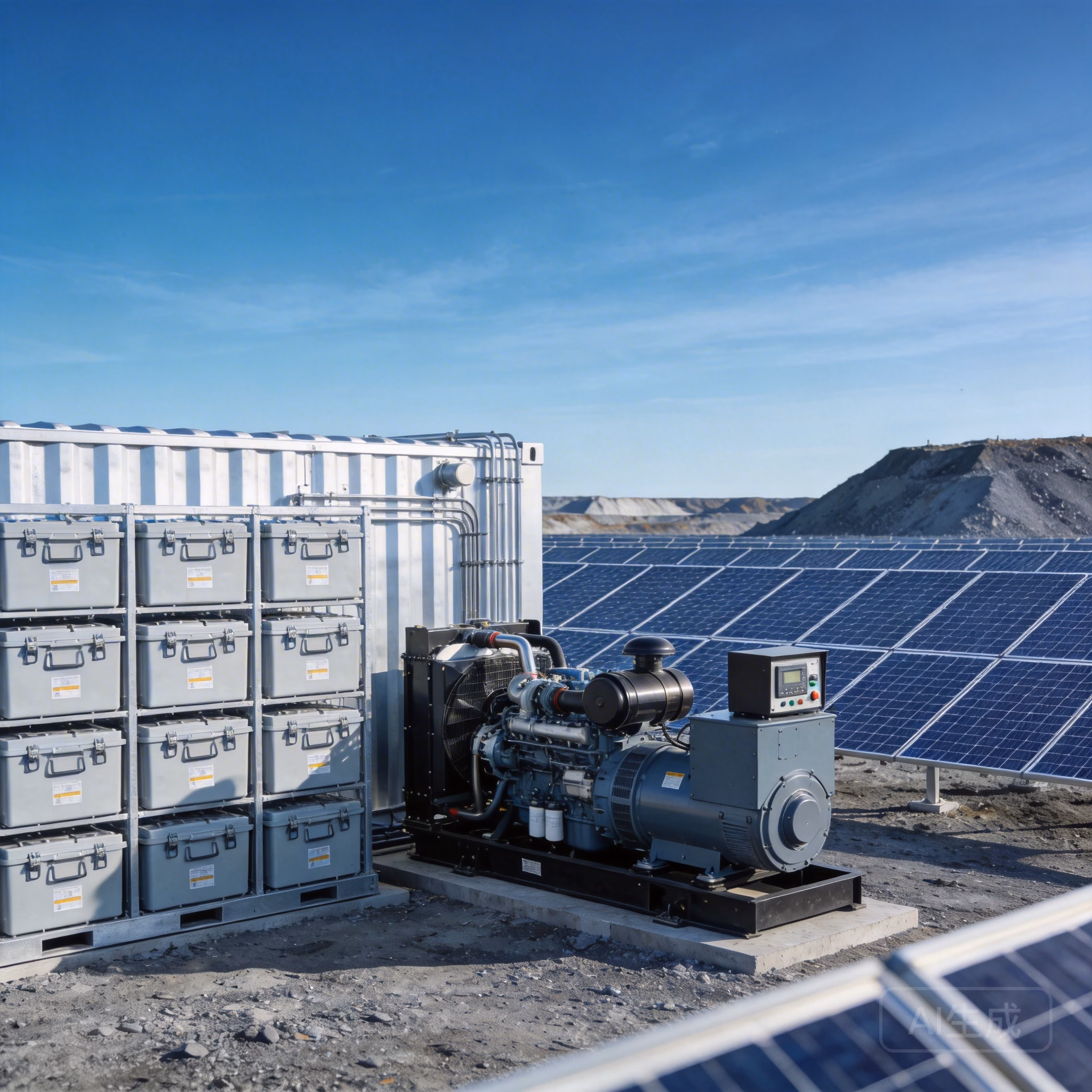 Photovoltaic-Storage-Diesel Microgrid System