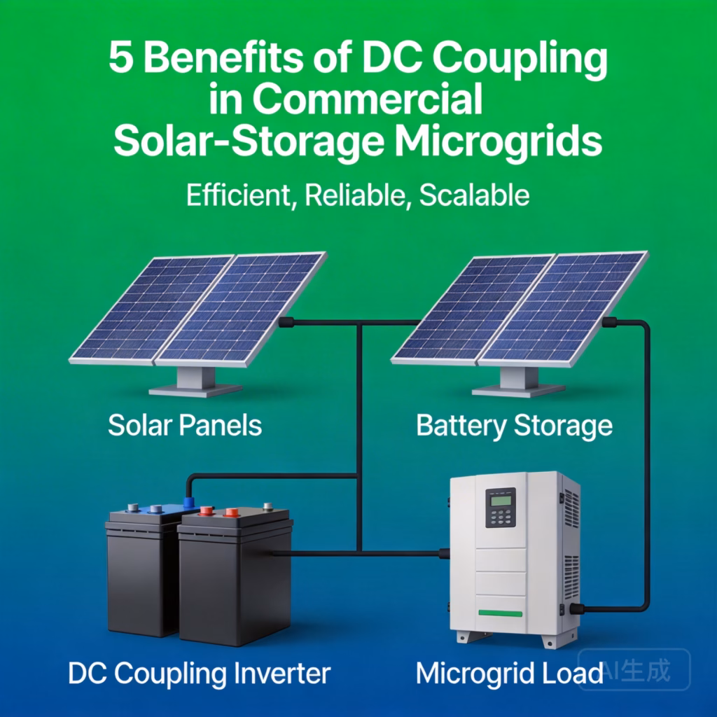 5 Benefits of DC Coupling in Commercial Solar-Storage Microgrids
