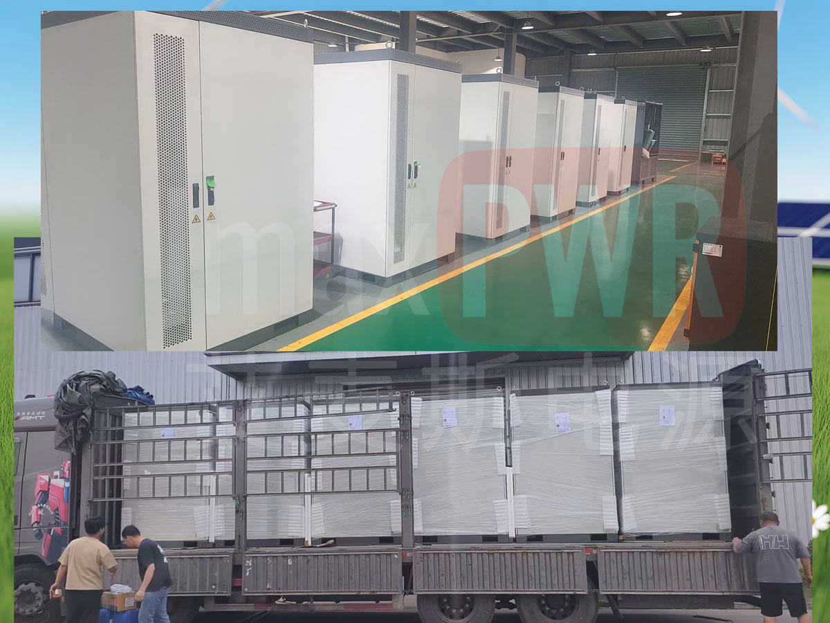 Qinghai project site preparation for 8 BESS cabinets