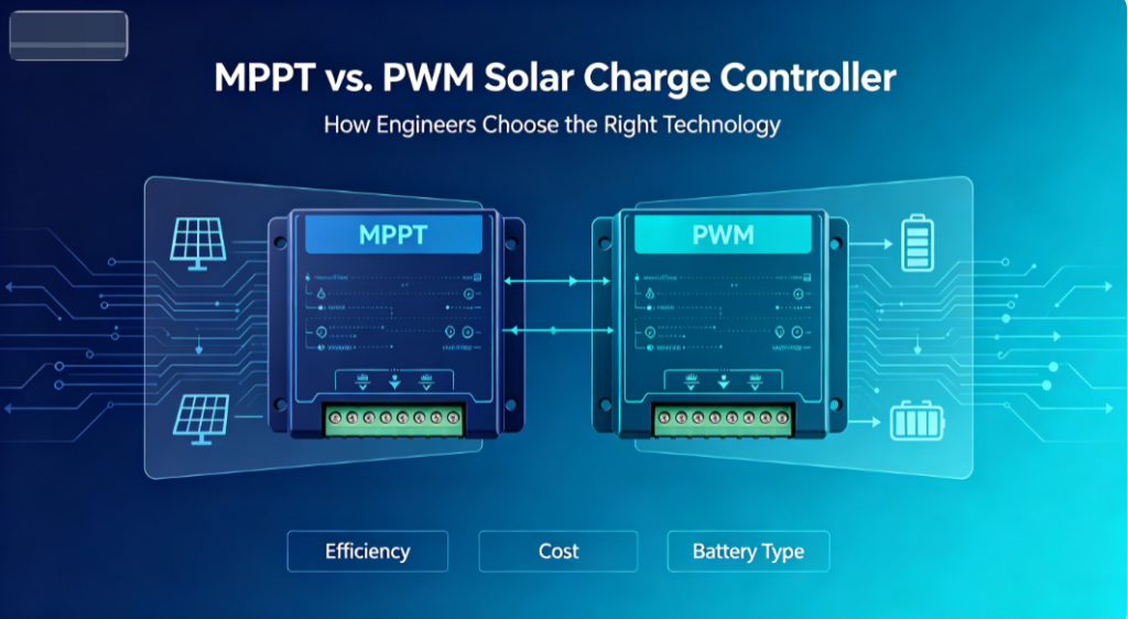 MPPT vs. PWM Solar Charge Controller: How Engineers Choose the Right Technology