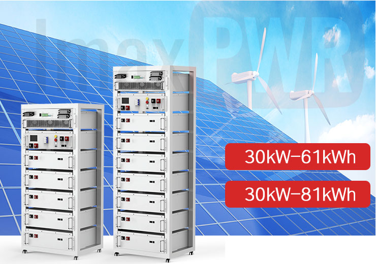 IMAX HV-AIO Series High Voltage All-in-One Hybrid Energy Storage System 30kW61kWh / 30kW81kWh