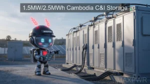 1.5MW/2.5MWh C&I Energy Storage for Cambodia Injection Molding Plant