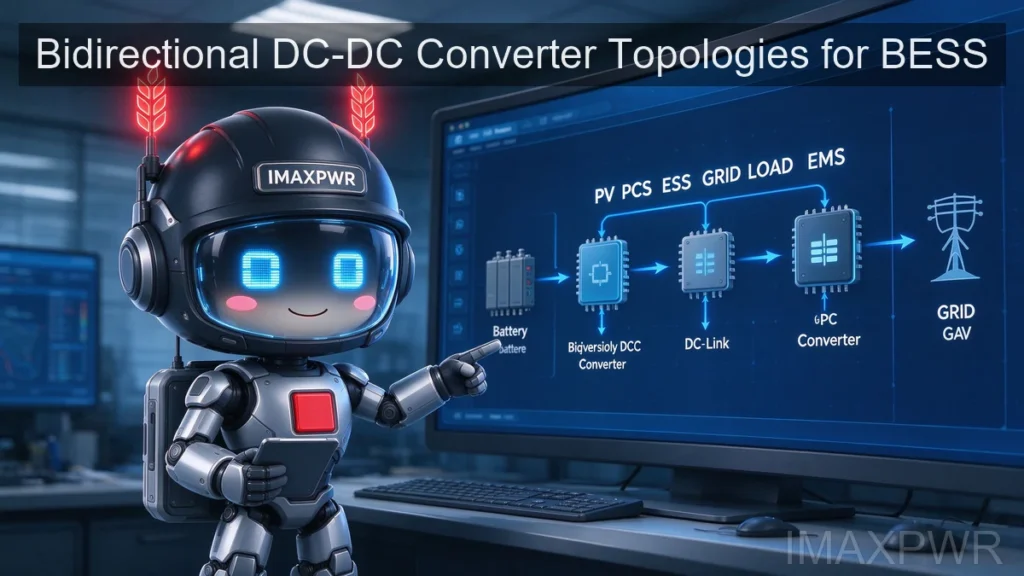 Bidirectional DC-DC Converter Topologies for BESS — Isolated vs Non-Isolated, LLC, DAB Comparison