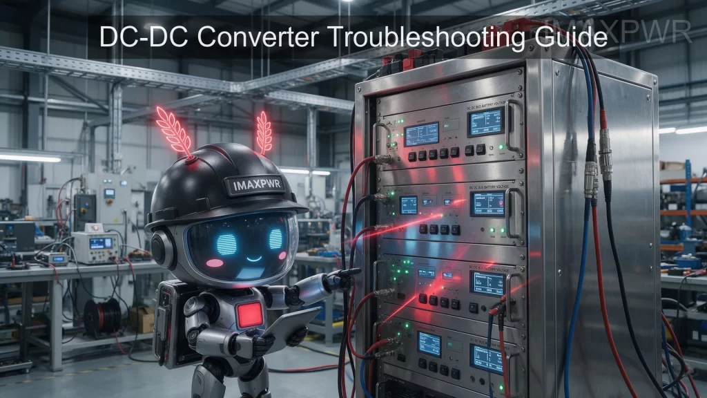 DC-DC converter troubleshooting guide for energy storage converters